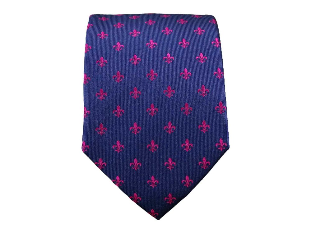 X0011W2X9_Tie_Fleur_de_Lis_Silk_Dark_Blue_fuchsia_2_FR.jpg